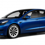 Blue Tesla Model 3