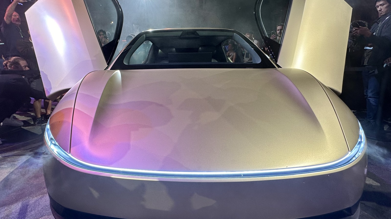 Cybercabs Get Their Logos at Giga Texas
