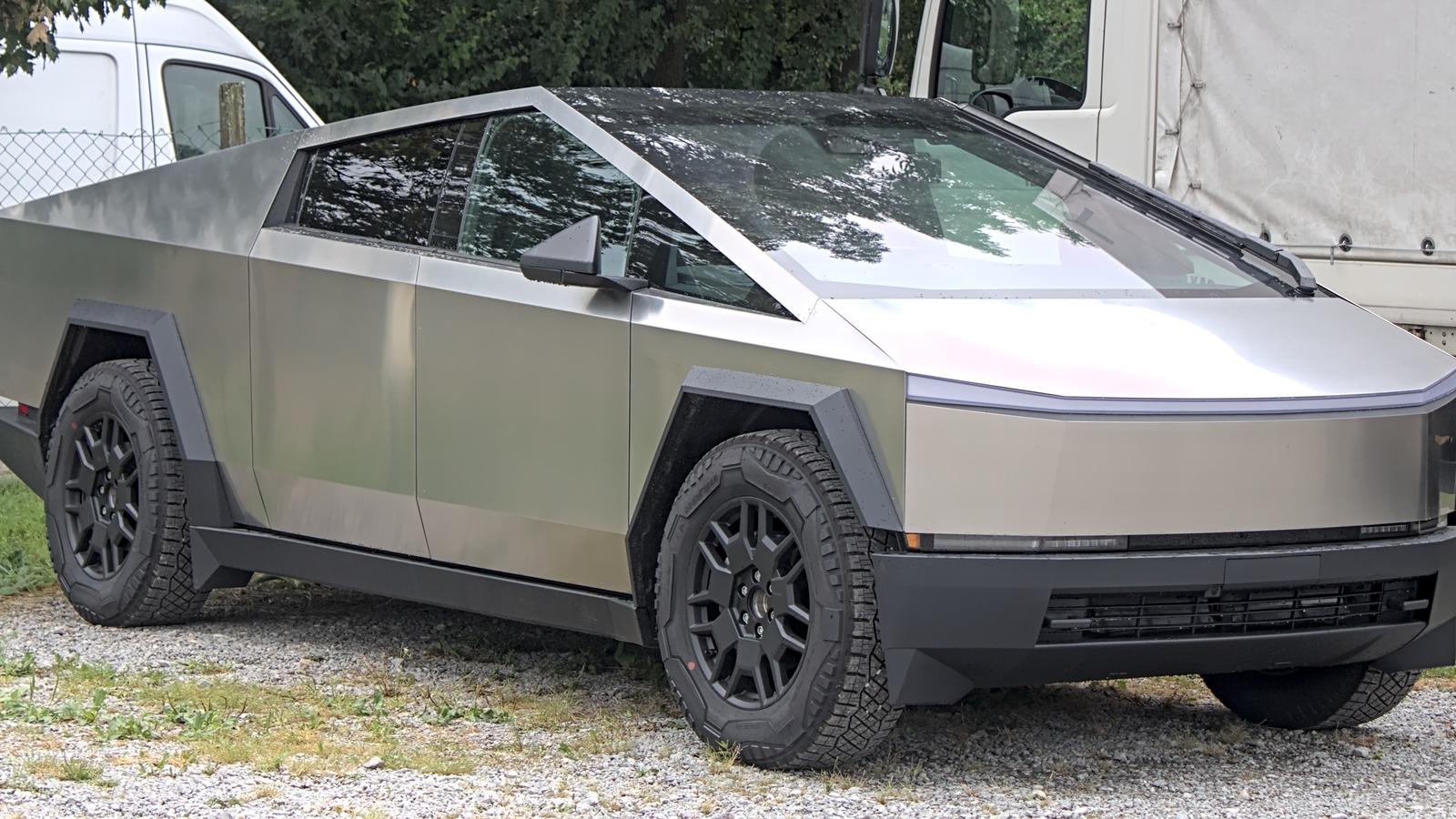 Giga Texas Drone Footage Suggests the $59,990 AWD Cybertruck May Have Entered Production