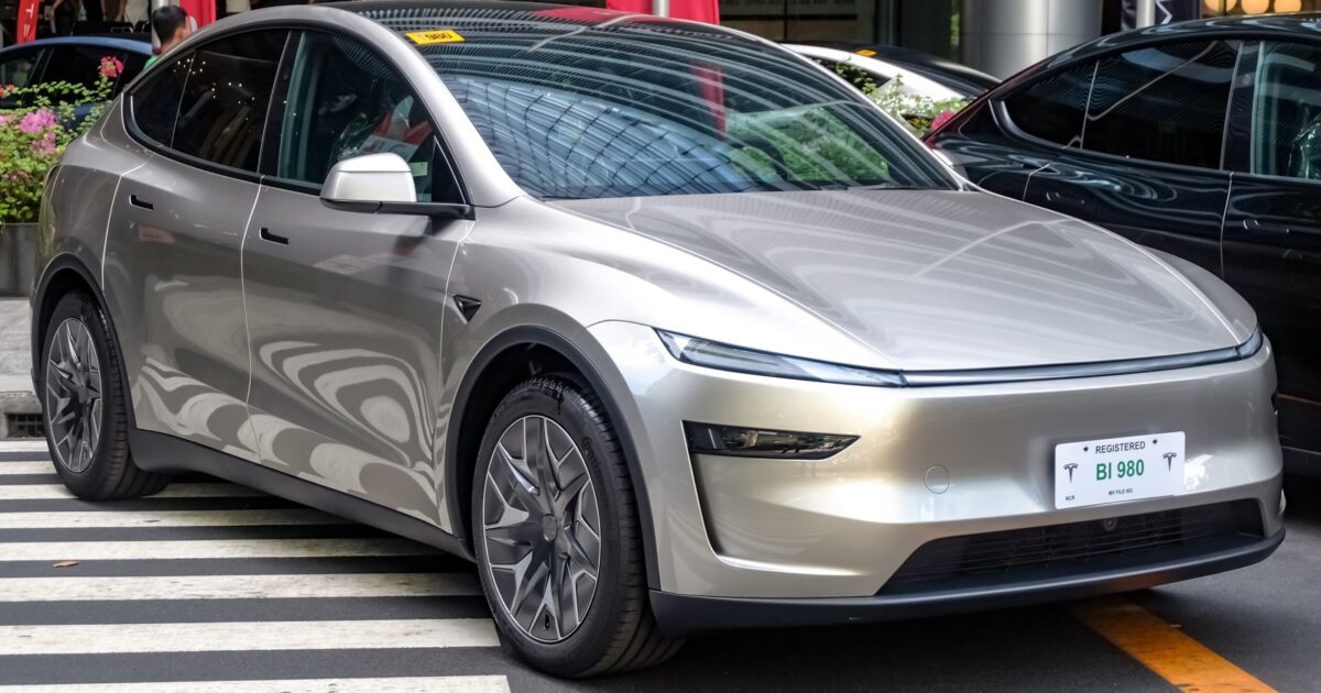 Cosmic Silver Tesla Model Y L Premium Long Range AWD