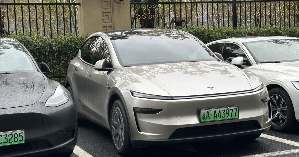 Tesla Model Y L parked outdoors